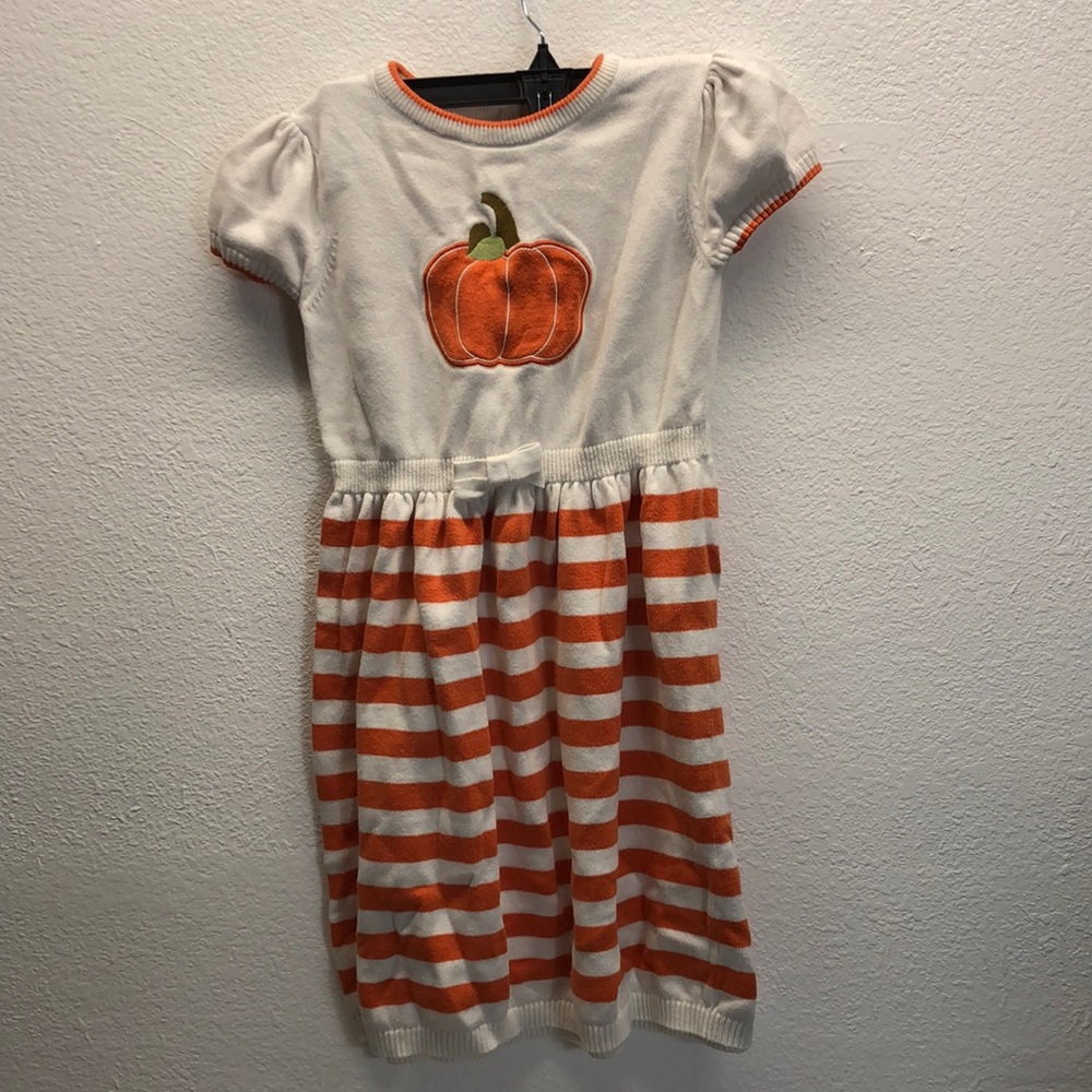 Adorable Gymboree Pumpkin Dress Girls 10